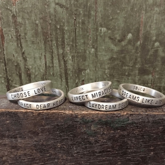 Sugarboo & CO 925 Sterling Silver Stackable “Daydream Believer” Ring - Picture 10 of 12